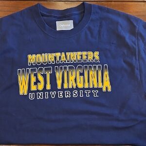West Virginia Mountaineers Navy Graphic Short Sleeve Tee